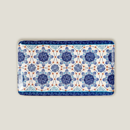 Blue Oaxaca Rectangular Plate