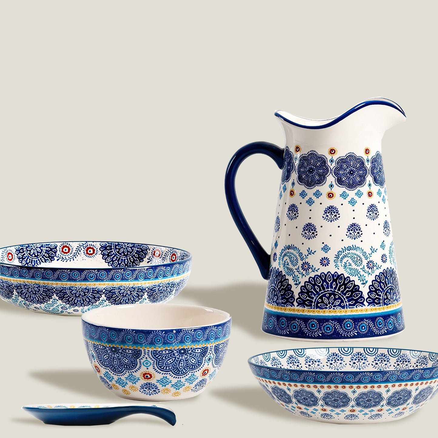 Blue Oaxaca Dinner Tableware