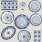 Blue Oaxaca Dinner Plates