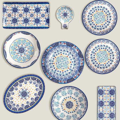 Blue Oaxaca Dinner Tableware