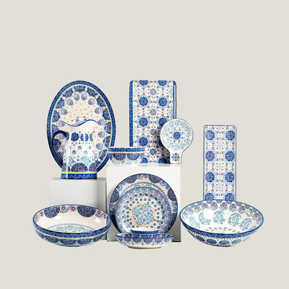 Blue Oaxaca Dinner Tableware