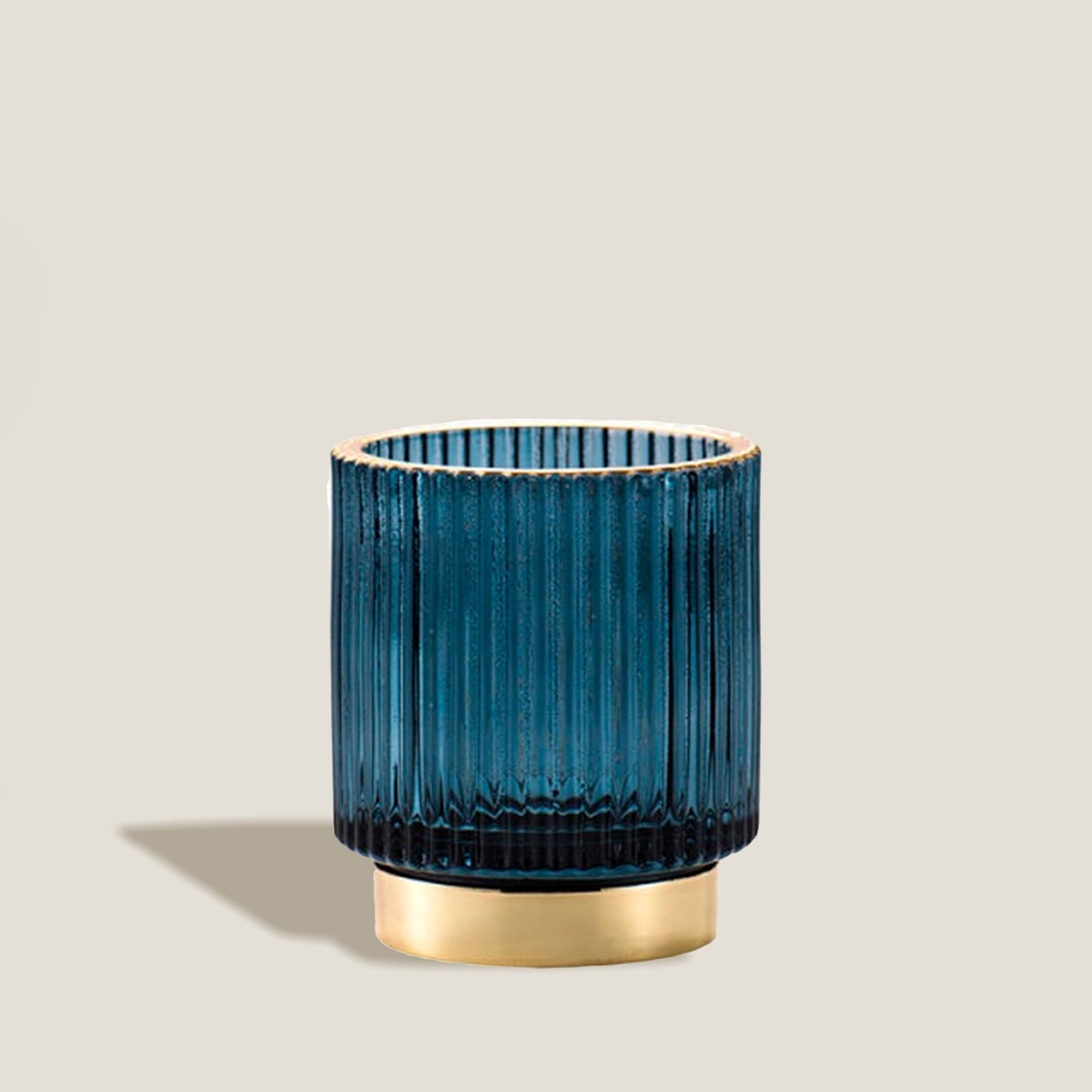 Blue Opaque Glass Cup
