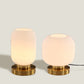 Opaque White Glass Table Lamp