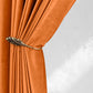 Orange Velvet Curtains