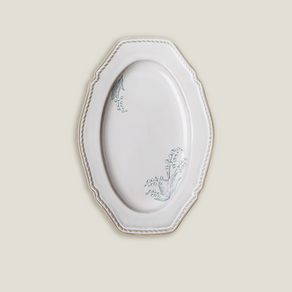 Orchid Oval Plate