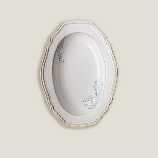 Orchid Oval Plate