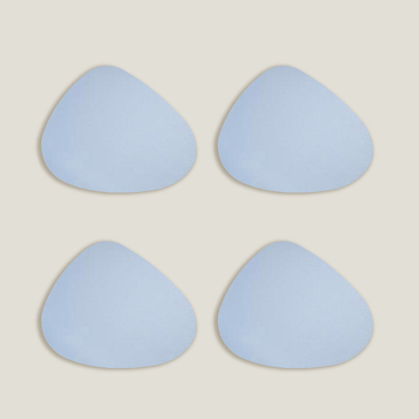 Set De Posavasos Ovalados Azules
