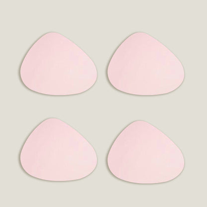 Pink Oval Coaster Set