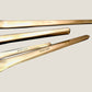Oval Matte Gold Cutlery Set