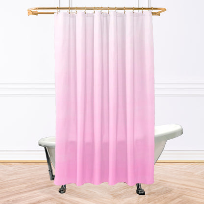 Pink Watercolor Shower Curtain