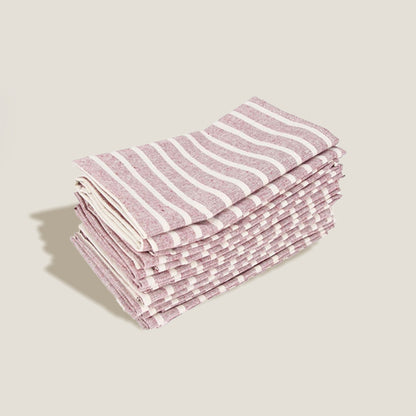 Red Stripes Napkin Set