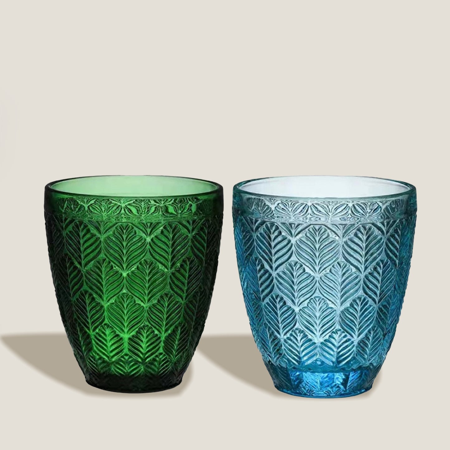 Plants Glasses Set of 2