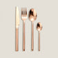 Point Rose Gold Cutlery Set