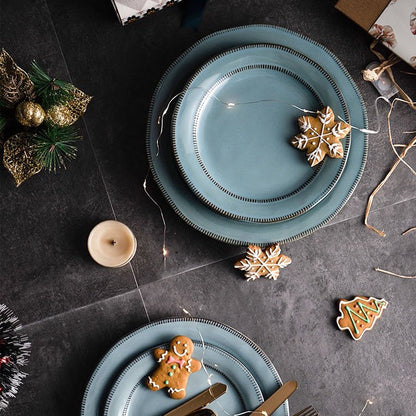 Blue Washed Dinnerware