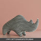 Rhinocero Zebra Figurines