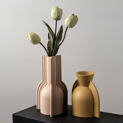 Yellow Astro Vase