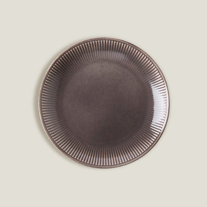 Pulverized Gray Plates Set