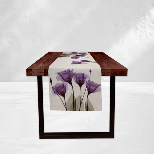 Purple Tulip Table Runner