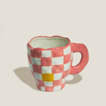 Red Plaid Mug