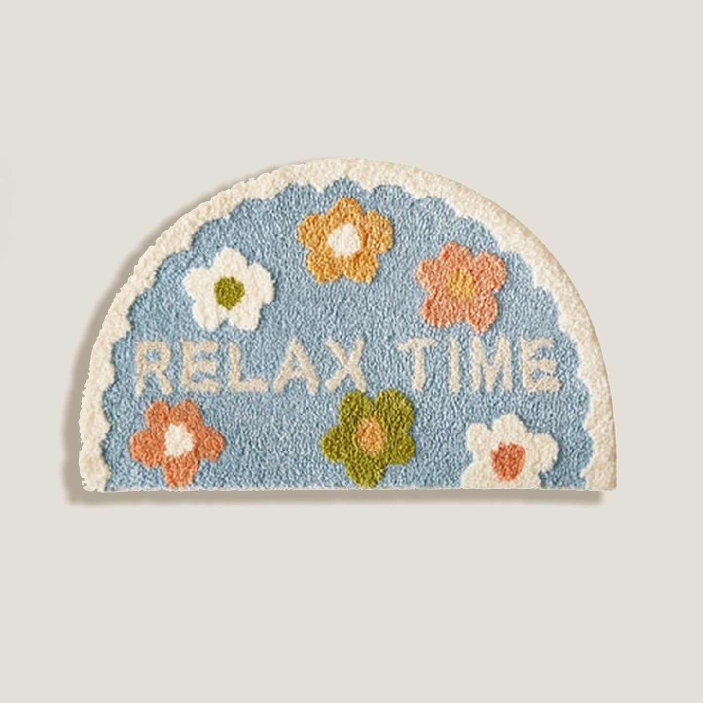 Relax Time Floral Bath Mat