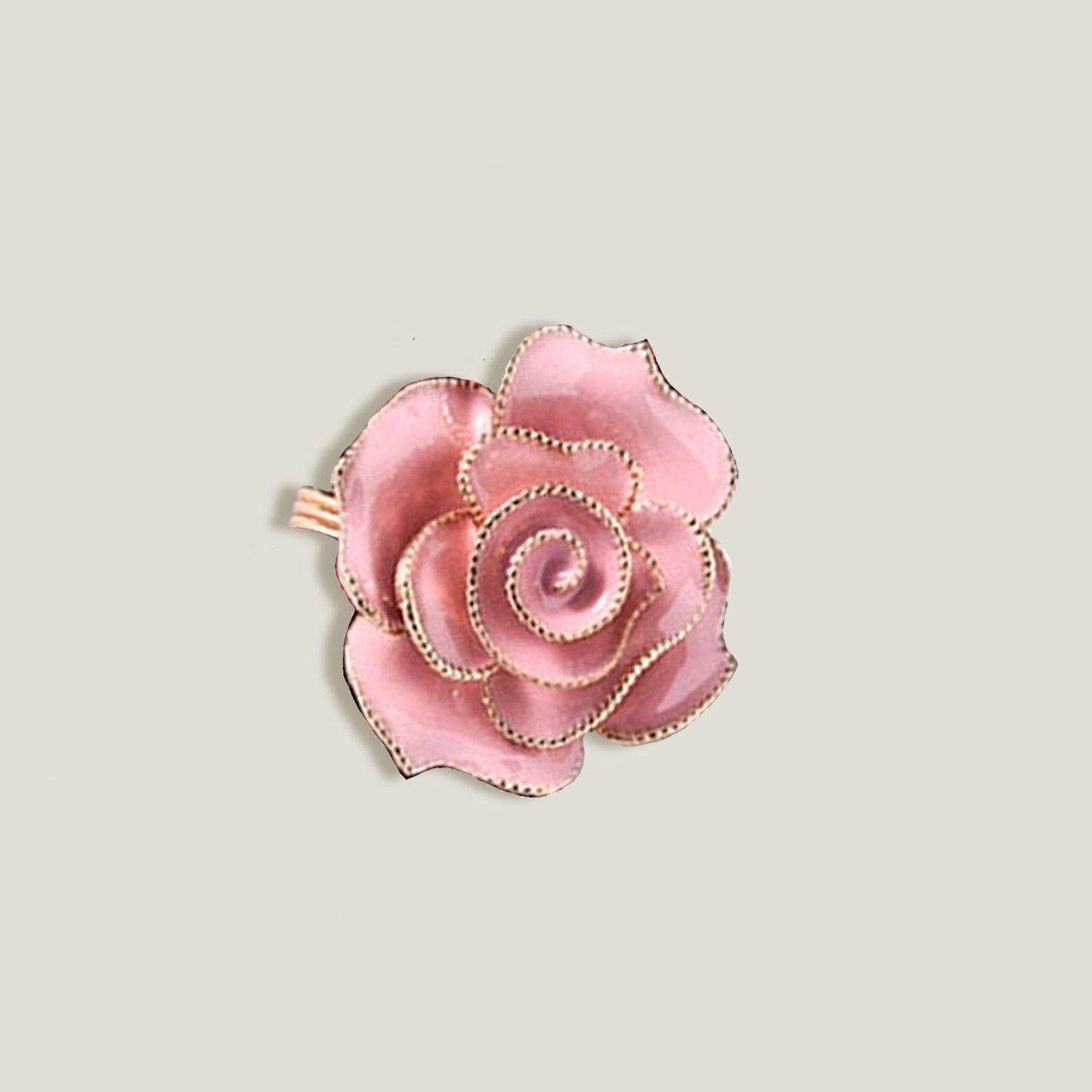 Rose Napkin Rings Set