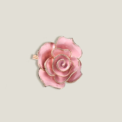 Rose Napkin Rings Set