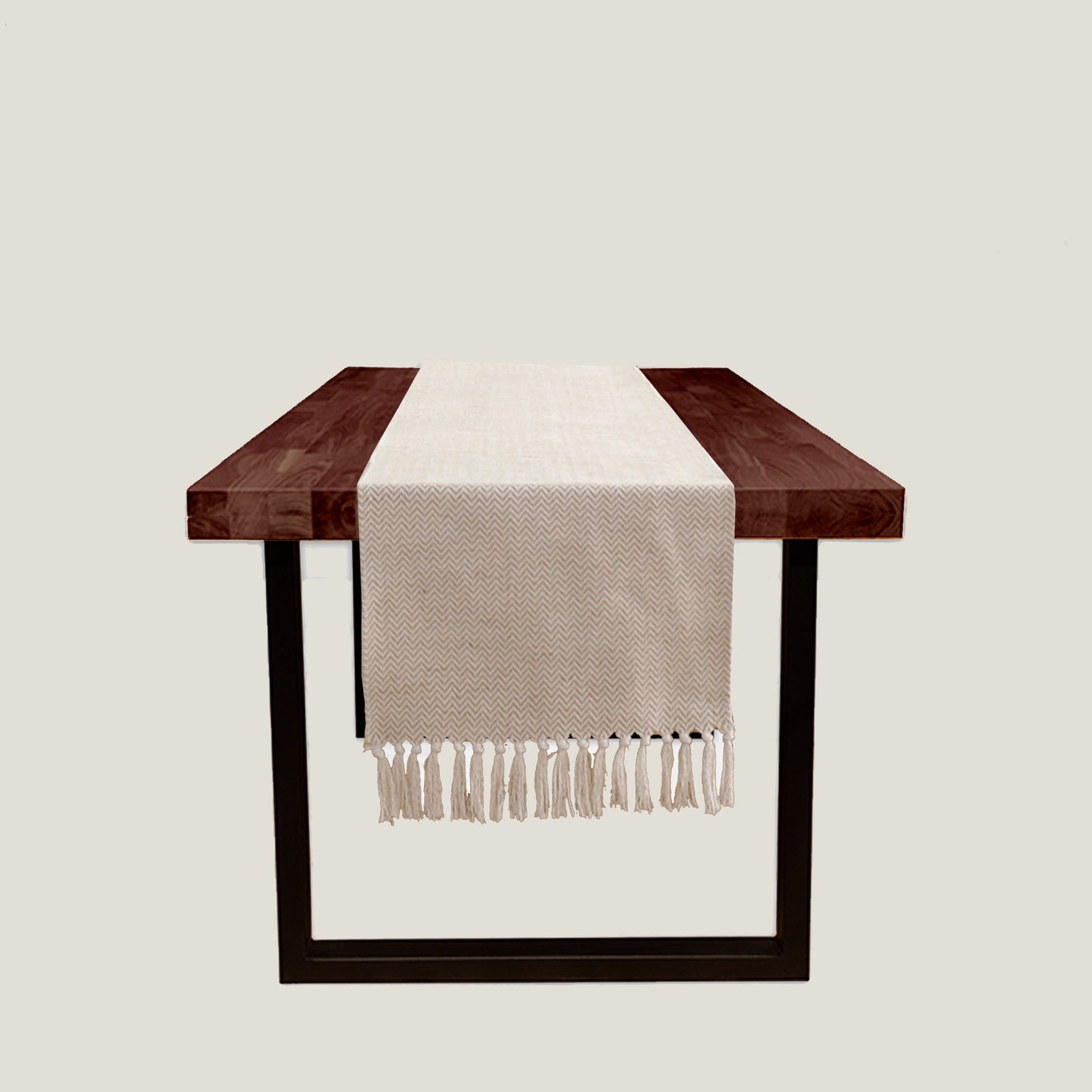 Sand Tassel Table Runner