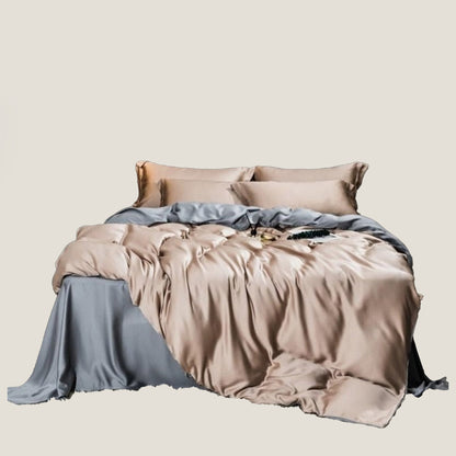 Rose Silk Bedding Set