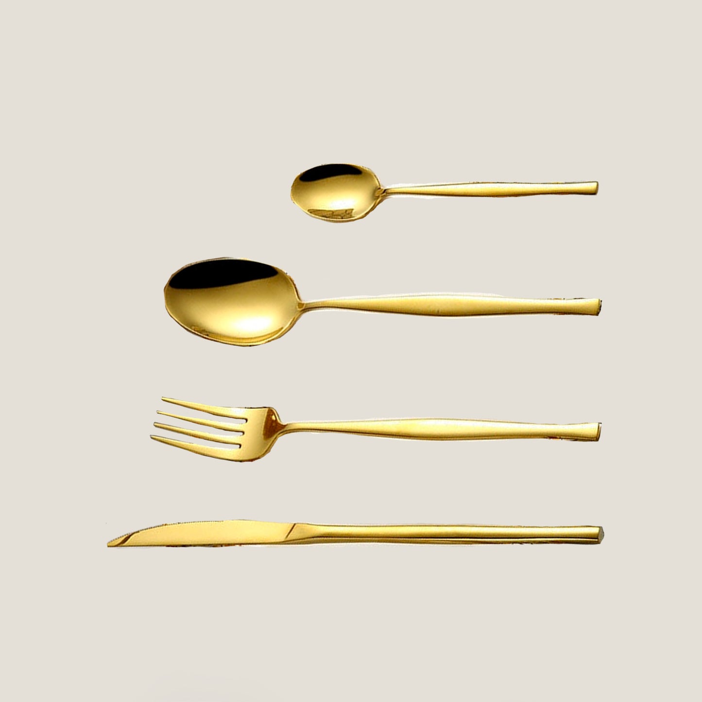 Gold So Cutlery Set
