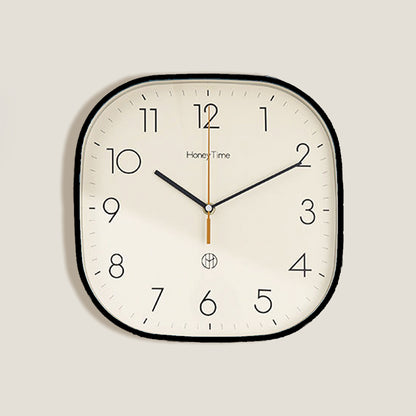 Black Square Wall Clock