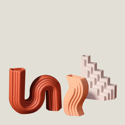 Stairs Art Vases