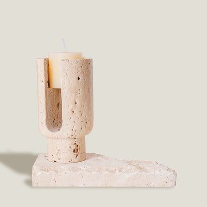 Stone Candle Holder