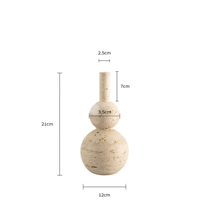 Stone Vase Travertine