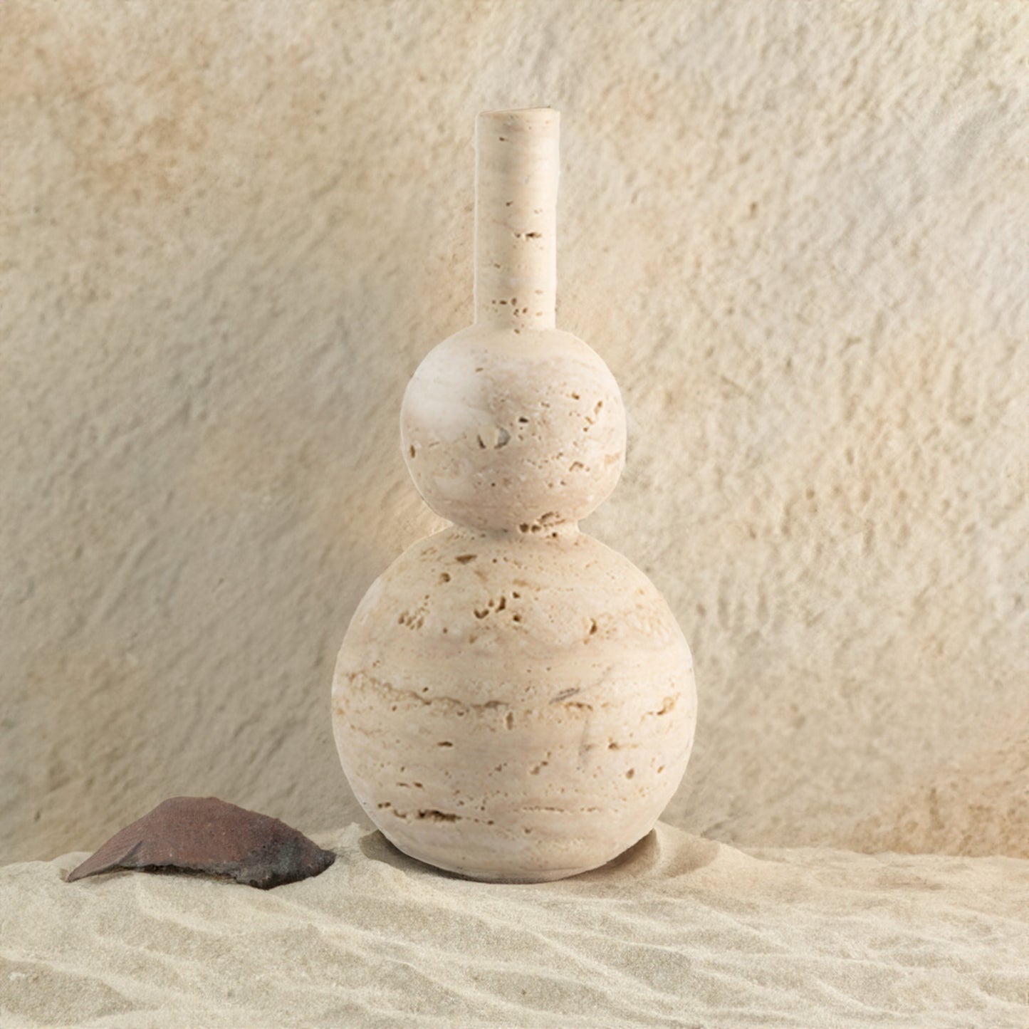 Stone Vase Travertine