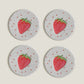 Strawberry Coaster
