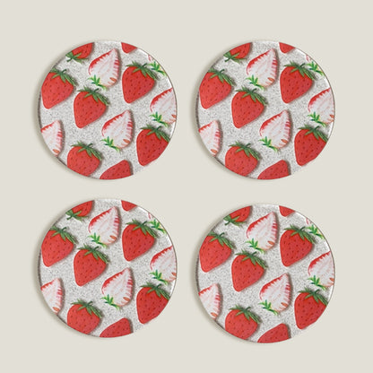 Strawberry Coaster