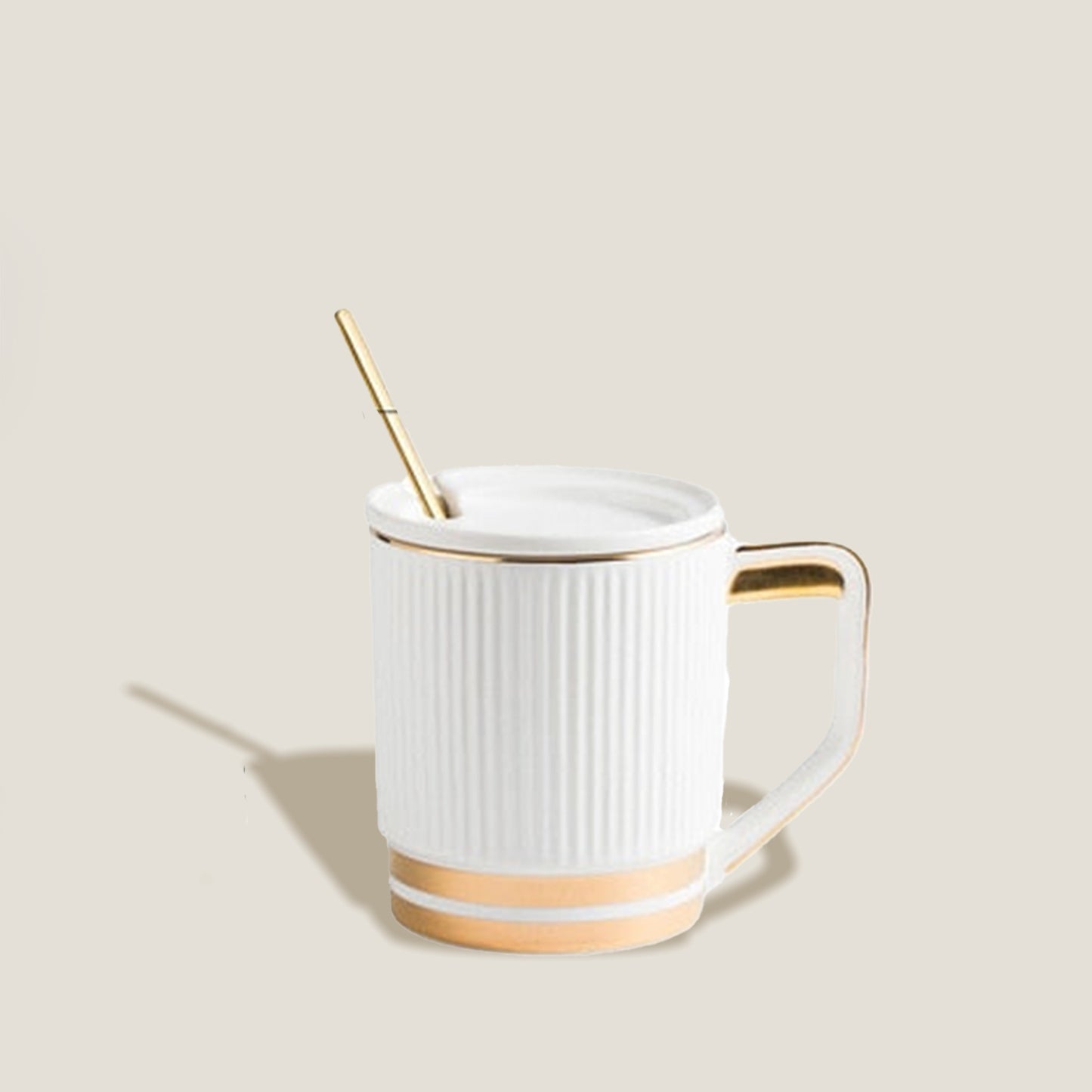 Stripe Ceramic Mug Set