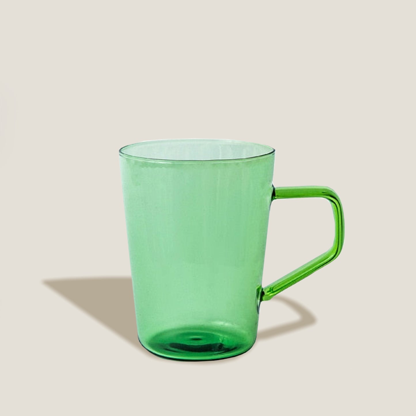 Green Glass Mug