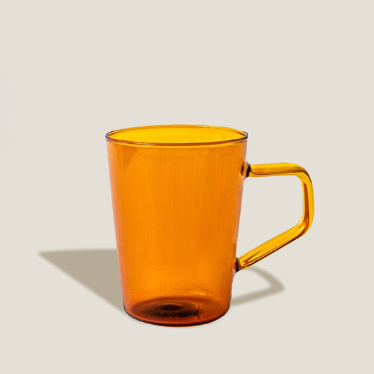 Orange Glass Mug
