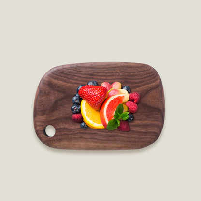 Oval Walnut Wood Cutting Board