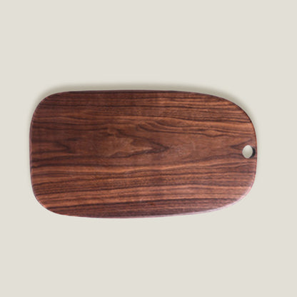 Oval Walnut Wood Cutting Board