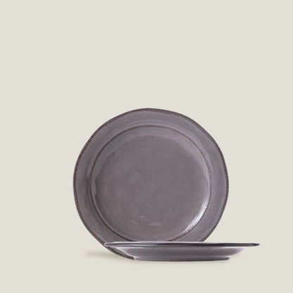 Plum Washed Dinnerware Plates