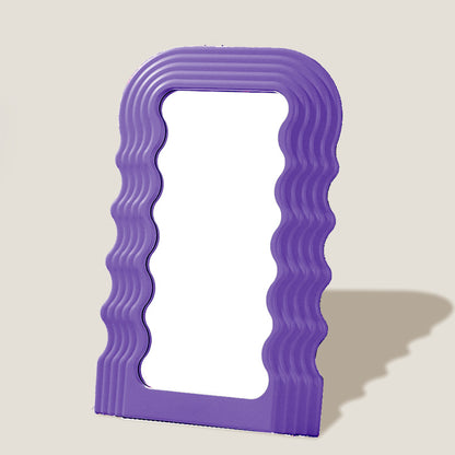 Purple Wave Mirror