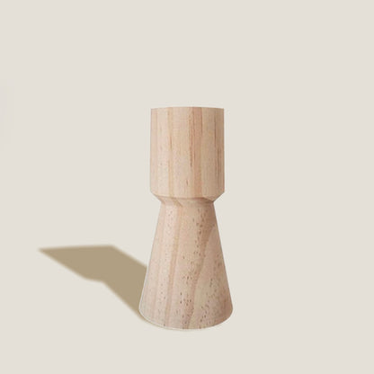 Wood Line Candle Holders