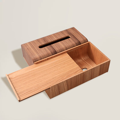 Wood Tissue Box