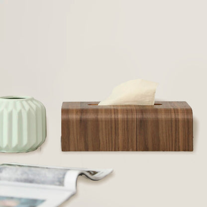 Wood Tissue Box