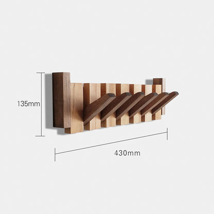 Percha De Pared De Madera