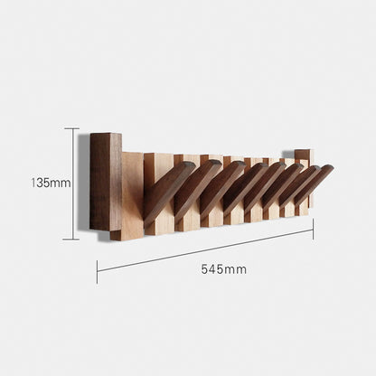 Percha De Pared De Madera