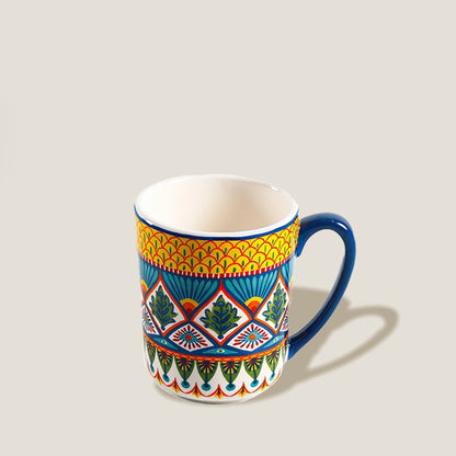 Taza De Cerámica Amarilla De Marruecos