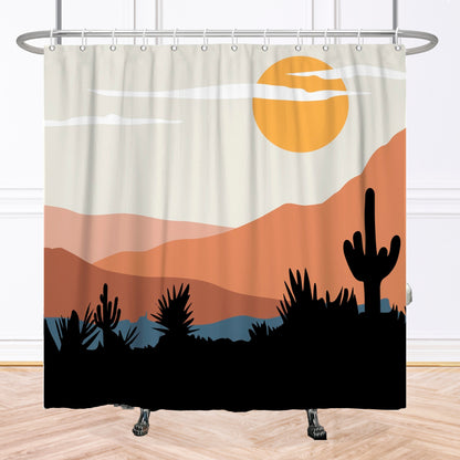 Dessert Landscape Shower Curtain